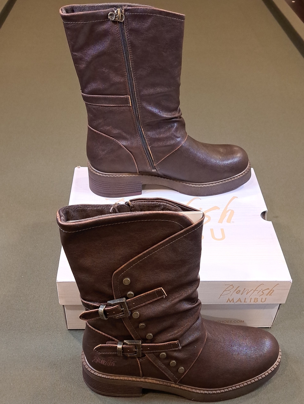 Blowfish Malibu Venice Bootie - Color: Distressed Brown - Size: Women 11
